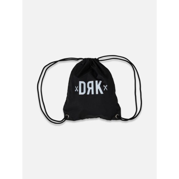 Dorko unisex táska-Black Gymbag With White Logo