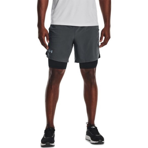 Under Armour Men's UA Launch SW 7'' 2N1 Short-GRY Férfi rövidnadrág - SM-1361497-012