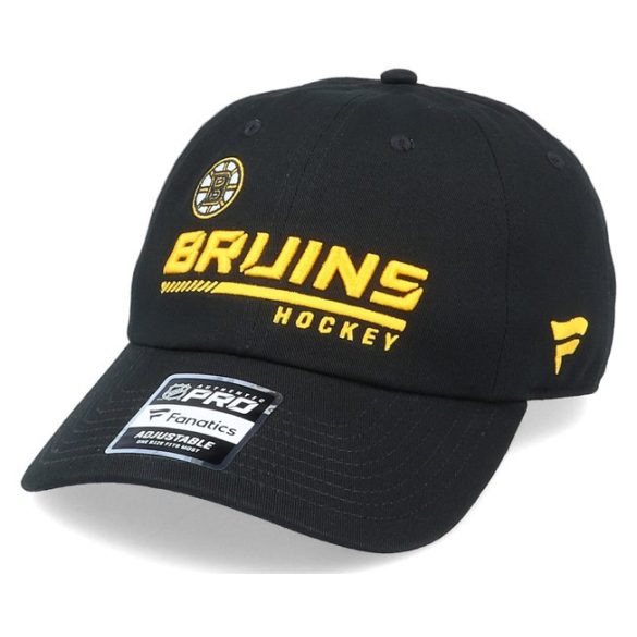 Fanatics Boston Bruins Authentic Pro Locker Room Unstructured Adjustable Cap Black-OS Férfi sapka - SM-19JU127A2GCHCD